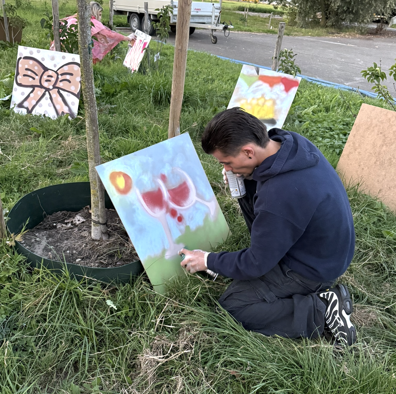 Graffiti workshop + BBQ